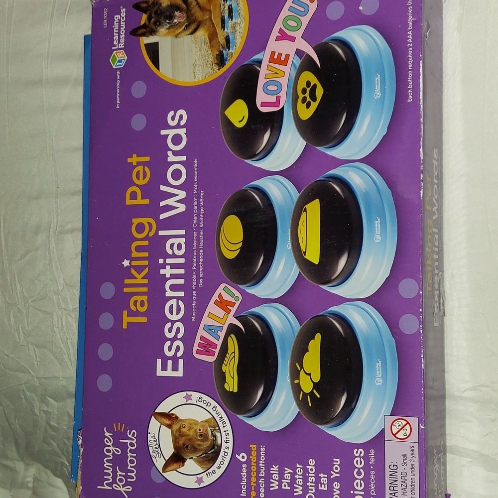 Brand New Kohl's Talking Pet Essential Words Set -
